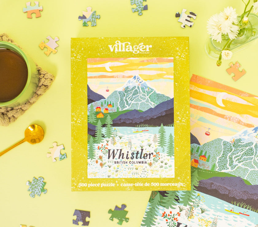 Whistler Mountain | 500-Piece Puzzle for Adults | Designed in Canada by Anja Jane