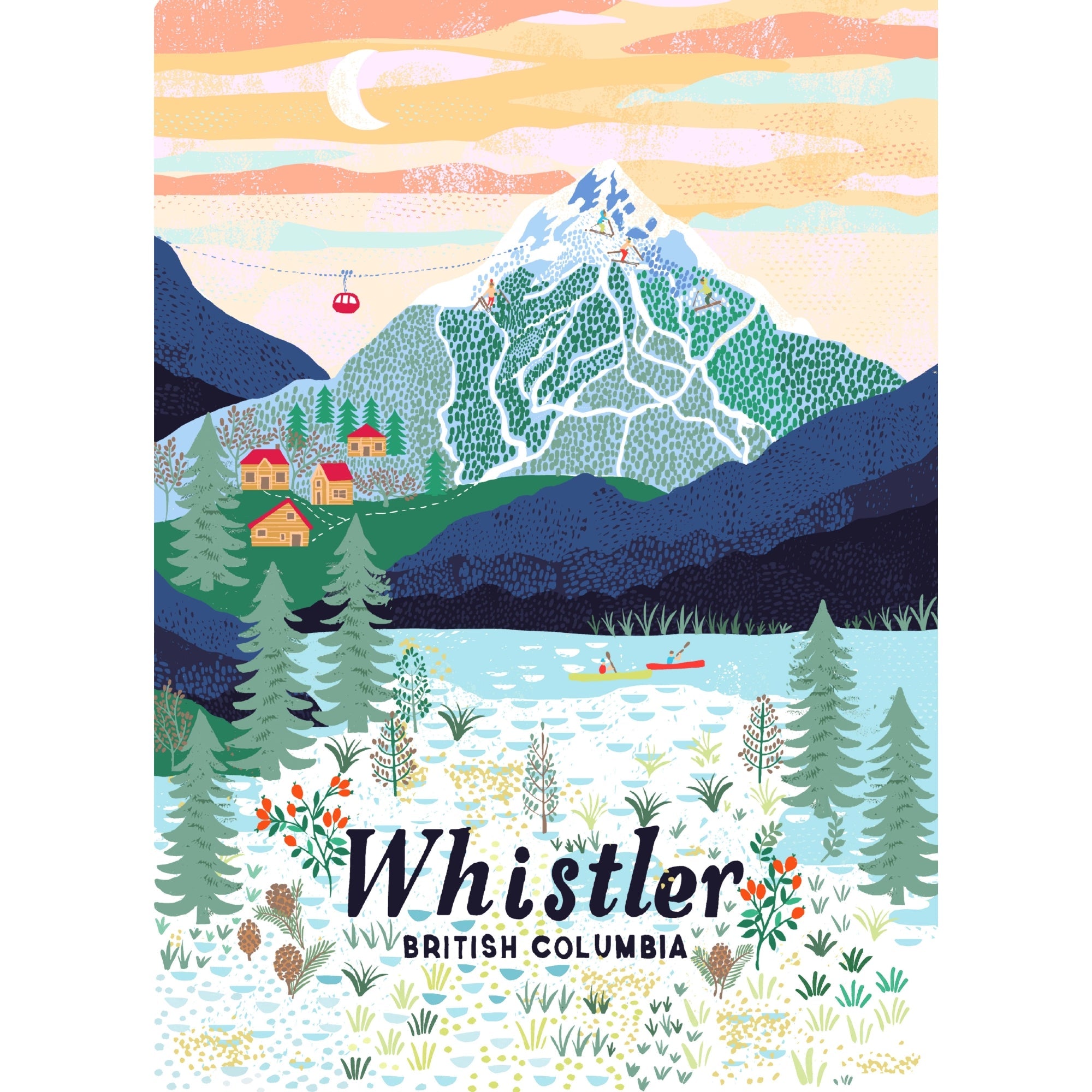 Whistler Mountain | 500-Piece Puzzle for Adults | Designed in Canada by Anja Jane