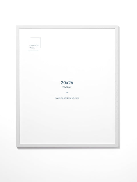 White Oak Frame, 20x24 in | 51x61 cm Opposite Wall Frame art-noise.myshopify.com white-oak-frame-20x24-in-51x61-cm