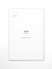 White Oak Frame, 20x30 in | 51x76 cm Opposite Wall Frame art-noise.myshopify.com white-oak-frame-20x30-in-51x76-cm