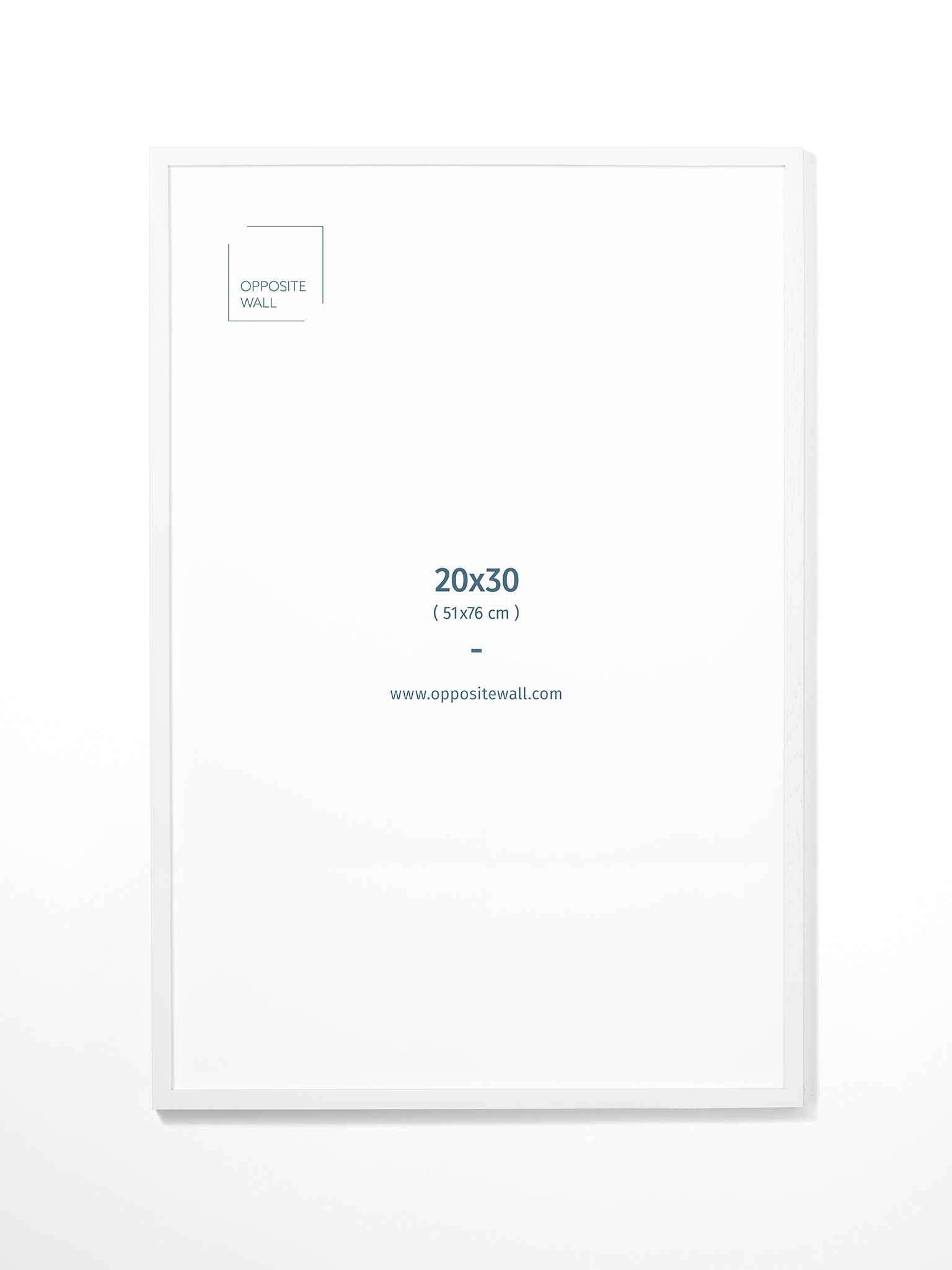 White Oak Frame, 20x30 in | 51x76 cm Opposite Wall Frame art-noise.myshopify.com white-oak-frame-20x30-in-51x76-cm