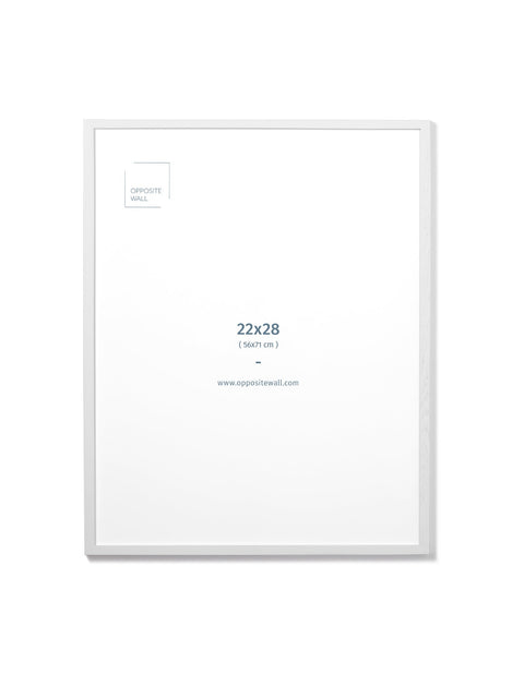 White Oak Frame, 22x28 in | 56x71 cm Opposite Wall Frame art-noise.myshopify.com white-oak-frame-22x28-in-56x71-cm
