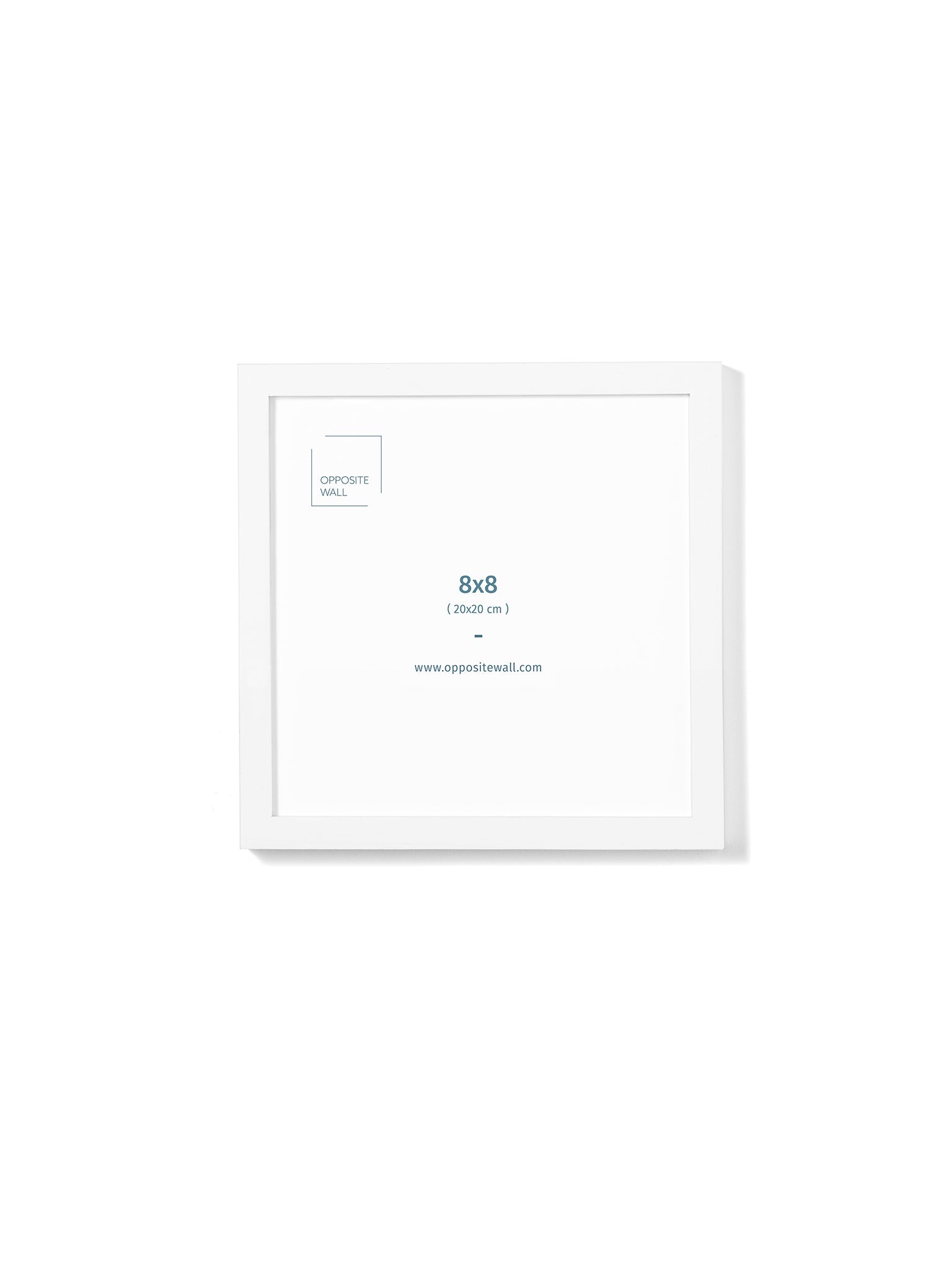 White Oak Frame, 8x8 in | 20x20 cm Opposite Wall Frame art-noise.myshopify.com white-oak-frame-8x8-in-20x20-cm
