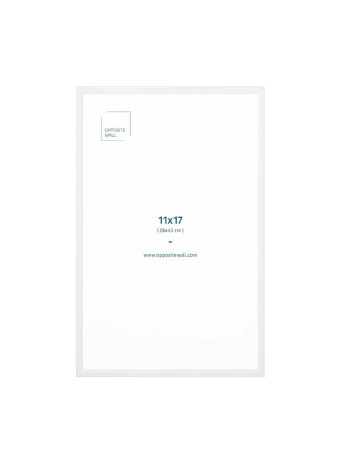 White Metal Frame, 11x17 in | 28x43 cm Opposite Wall Frame art-noise.myshopify.com white-metal-frame-11x17-in-28x43-cm White Metal Frame, 11x17 in | 28x43 cm Opposite Wall Frame art-noise.myshopify.com white-metal-frame-11x17-in-28x43-cm