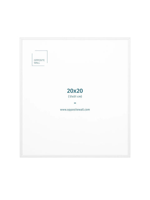 White Metal Frame, 20x20 in | 51x51 cm Opposite Wall Frame art-noise.myshopify.com white-metal-frame-20x20-in-51x51-cm White Metal Frame, 20x20 in | 51x51 cm Opposite Wall Frame art-noise.myshopify.com white-metal-frame-20x20-in-51x51-cm