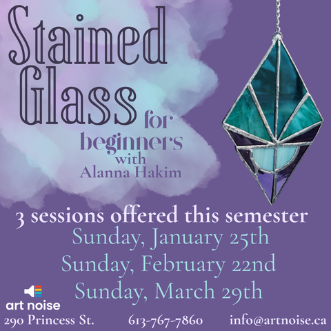 Stained Glass for Beginners Workshop with Alanna Hakim Art Noise product_type art-noise.myshopify.com stained-glass-for-beginners-workshop-with-alanna-hakim