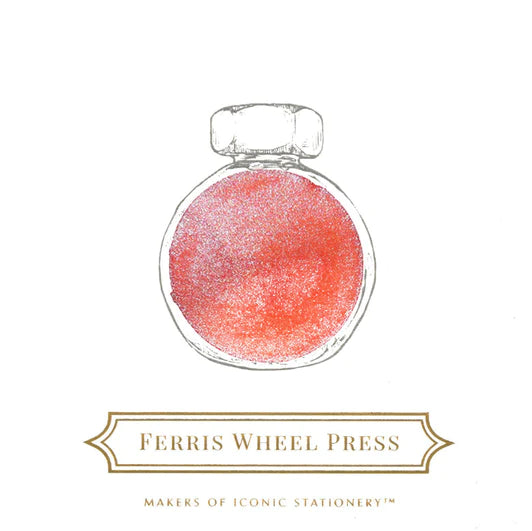 Ferris Wheel Press - 38ml Fountain Pen Ink - Wonderland In Coral - Art Noise