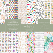 Artistry Cards Paper Pack - You're A Masterpiece 8.5x11 / 24 shts - Art Noise Artistry Cards Paper Pack - You're A Masterpiece 8.5x11 / 24 shts Artistry Cards Scrapbook Supplies art-noise.myshopify.com artistry-cards-paper-pack-youre-a-masterpiece-8-5x11-24-shts