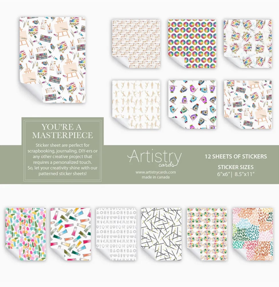 Artistry Cards Sticker Pack - You're A Masterpiece - Art Noise Artistry Cards Sticker Pack - You're A Masterpiece Artistry Cards Stickers art-noise.myshopify.com artistry-cards-sticker-pack-youre-a-masterpiece Artistry Cards Sticker Pack - You're A Masterpiece Artistry Cards Stickers art-noise.myshopify.com artistry-cards-sticker-pack-youre-a-masterpiece