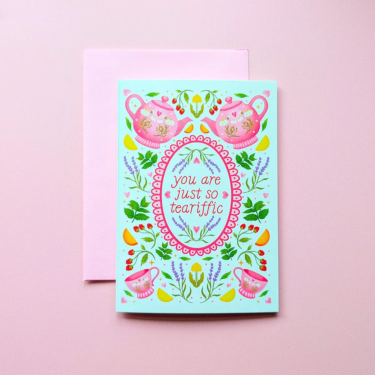  You Are Just So Teariffic | Mini Greeting Card Cheeky Peach Designs Cards art-noise.myshopify.com you-are-just-so-teariffic-mini-greeting-card