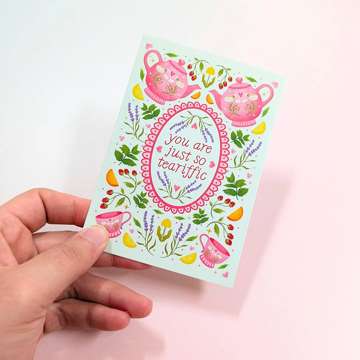  You Are Just So Teariffic | Mini Greeting Card Cheeky Peach Designs Cards art-noise.myshopify.com you-are-just-so-teariffic-mini-greeting-card