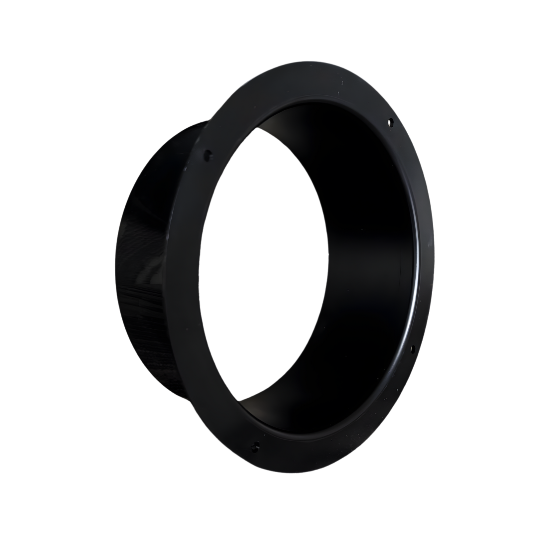 Byson Round White Plastic Connector Flanges