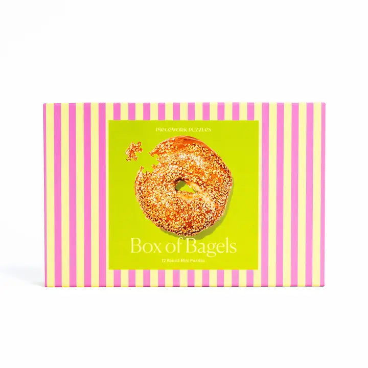 Piecework Puzzles - Box of Bagels - Mini Puzzles