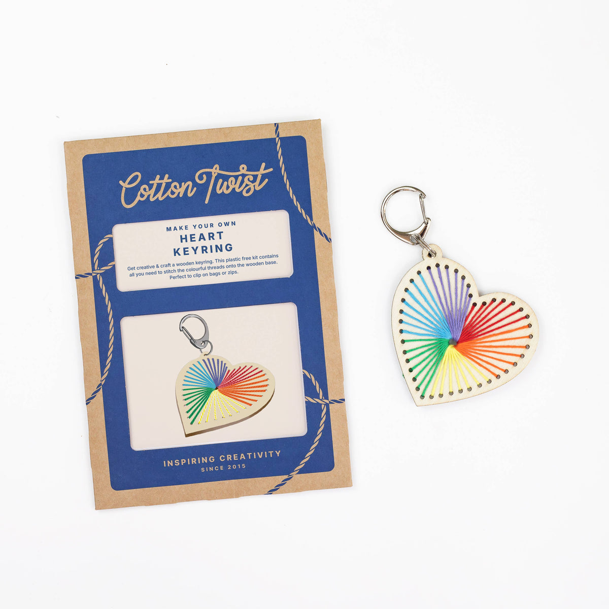 Heart Keyring Craft Kit