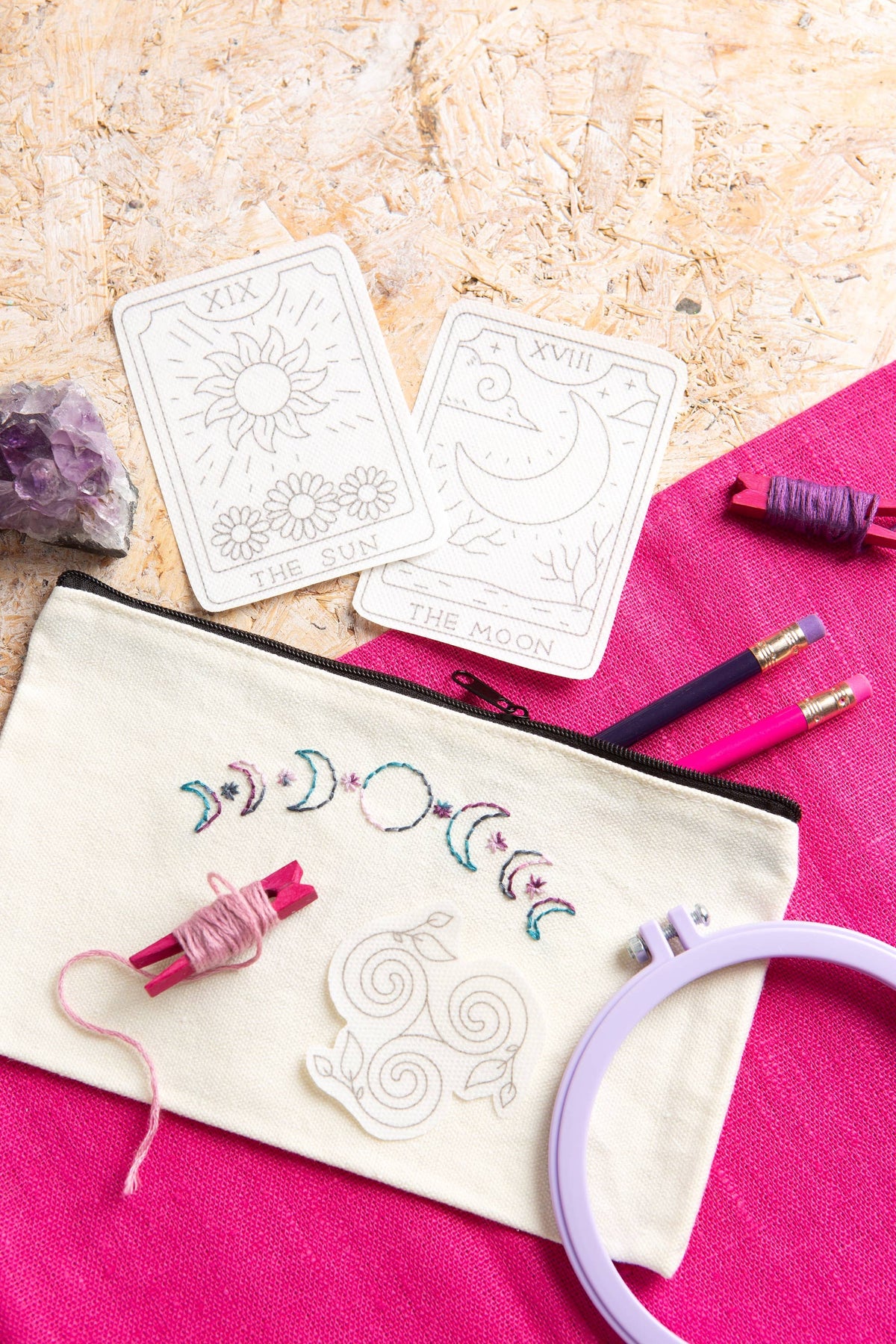 Modern Mystic Stick & Stitch Embroidery Pack