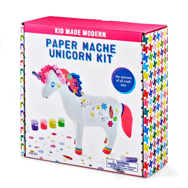 Kid Made Modern - Paper Mache Unicorn Kit - Art Noise