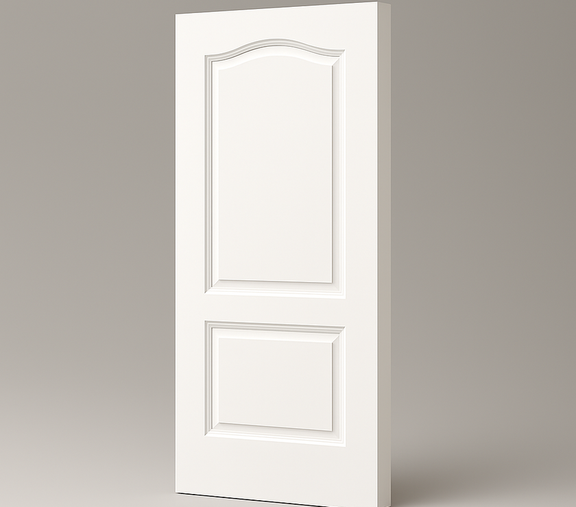 Two-Panel Arched Hollow Core Interior Door