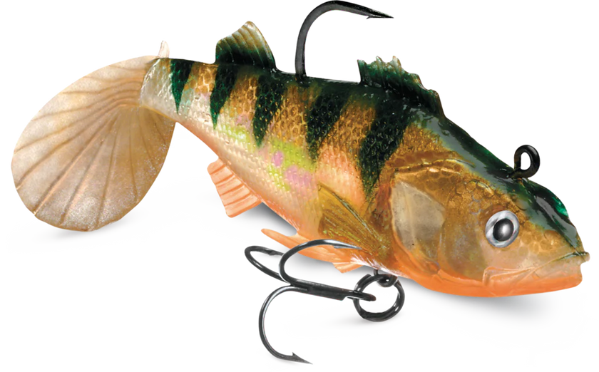 Storm WildEye Live Perch Swimbait, 3", 1/4oz, Floating, 3 Pk