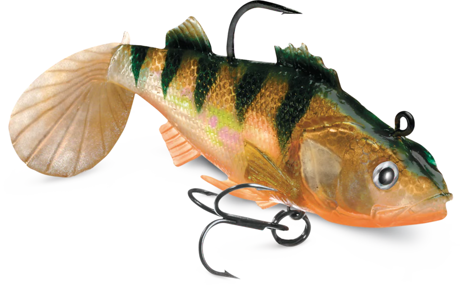 Storm WildEye Live Perch Swimbait, 3", 1/4oz, Floating, 3 Pk
