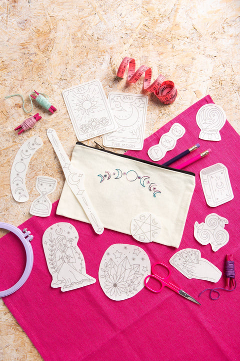 Modern Mystic Stick & Stitch Embroidery Pack