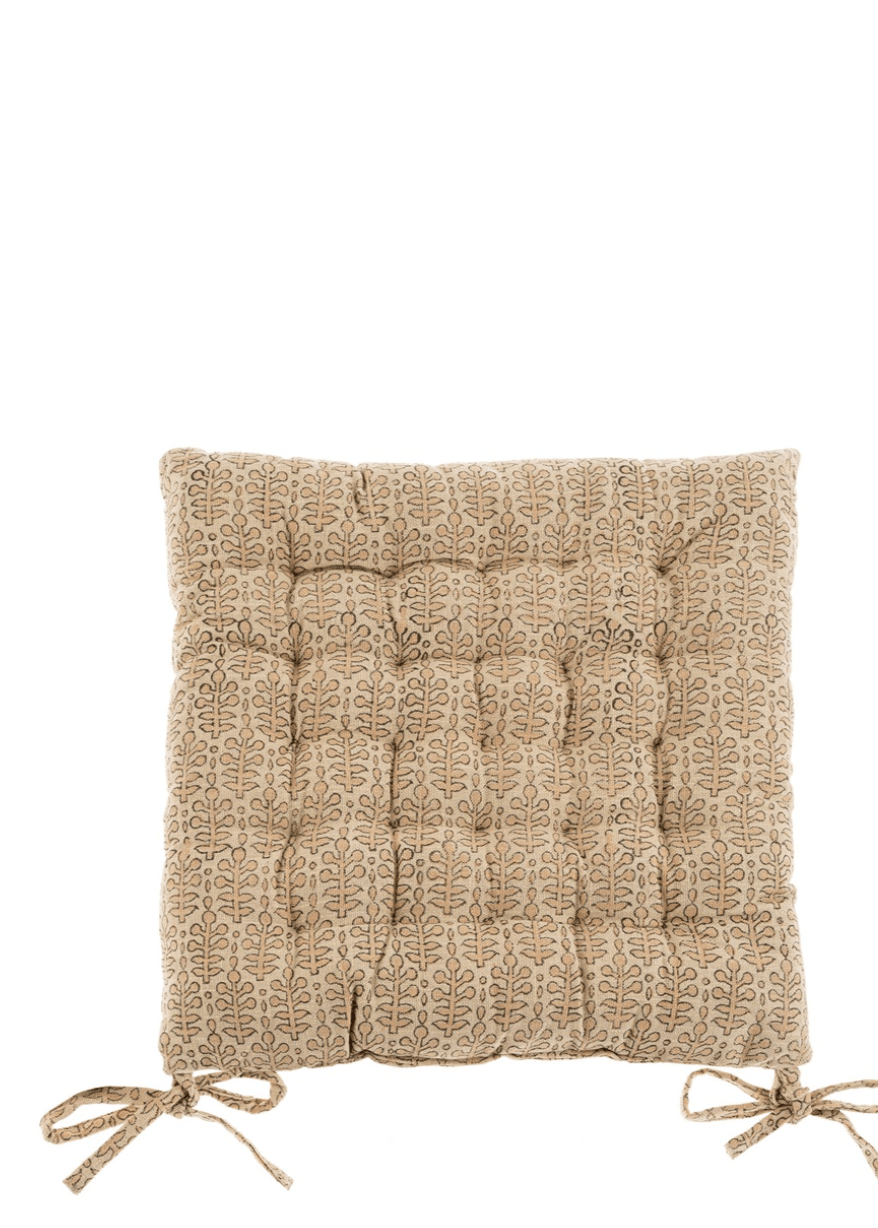 Aditi Block Print Chair Pad