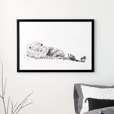 Adorable Sea Otter swimming with her Cub LE NID atelier illustration art-noise.myshopify.com adorable-sea-otter-swimming-with-her-cub Adorable Sea Otter swimming with her Cub LE NID atelier illustration art-noise.myshopify.com adorable-sea-otter-swimming-with-her-cub
