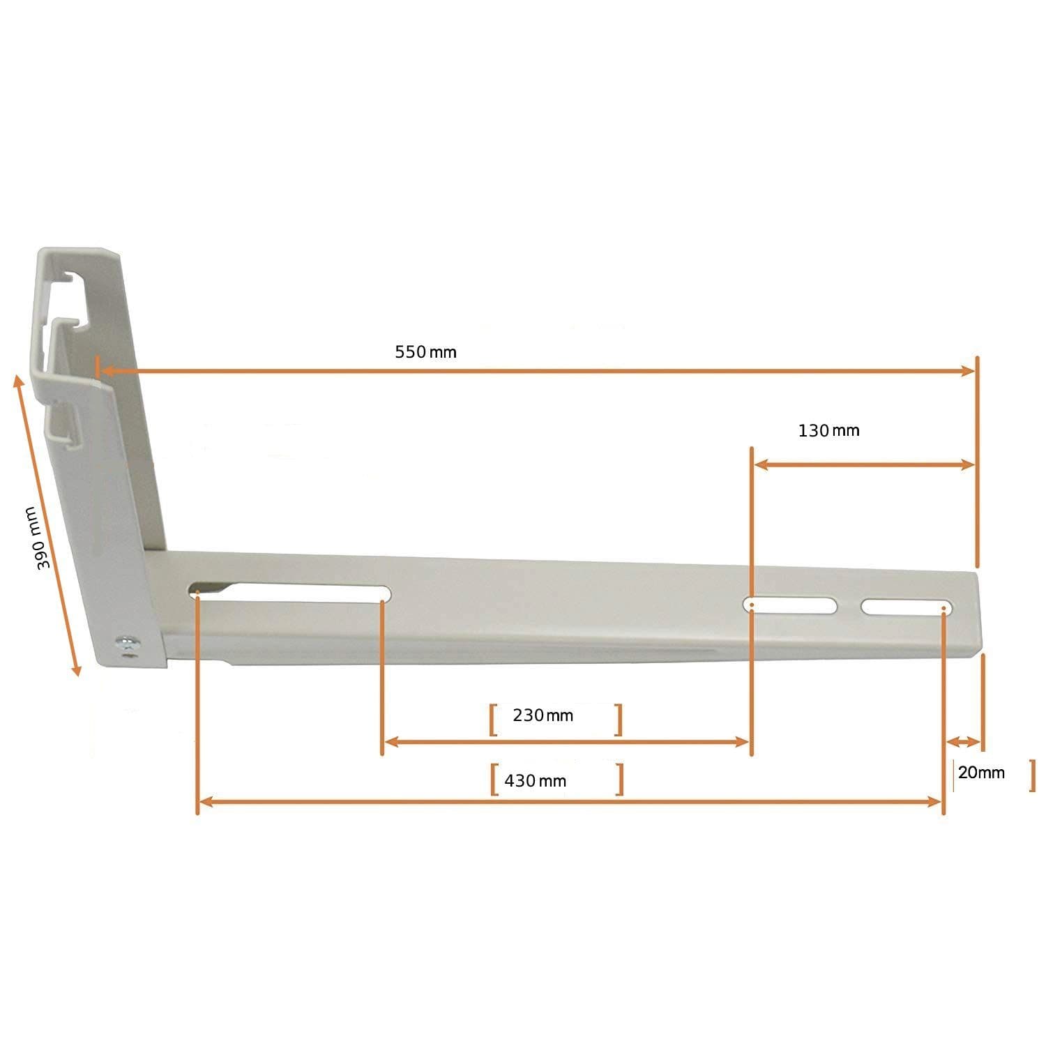 Byson Wall L Bracket - 550mm (~22") Arm