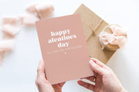 Happy alentines Day, I'll give you the V later