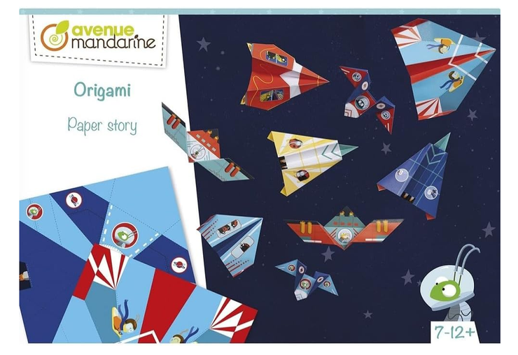 Avenue Mandarine Origami Paper Story - Airplanes