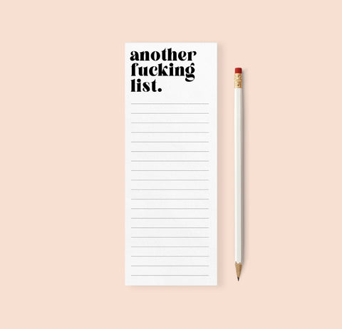 Another Fucking List Creativien product_type art-noise.myshopify.com another-fucking-list