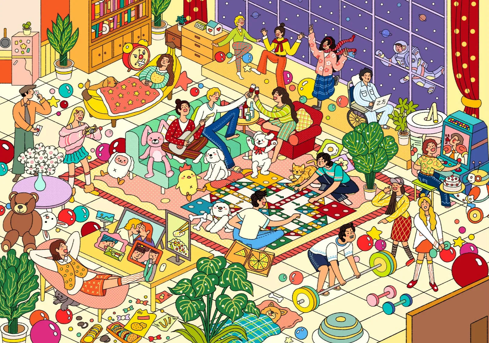 Ultimate Anti-Work Party | 200 pcs Good Fortune Puzzle Co jigsaw puzzle art-noise.myshopify.com ultimate-anti-work-party-200-pcs Ultimate Anti-Work Party | 200 pcs Good Fortune Puzzle Co jigsaw puzzle art-noise.myshopify.com ultimate-anti-work-party-200-pcs