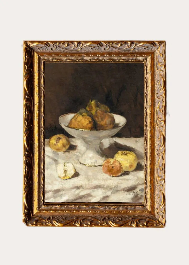  Antique Fruit | French Brass Gold Mould Framed Art – 8” x 11” Clementine Home Floral Gift  art-noise.myshopify.com antique-fruit-french-brass-gold-mould-framed-art-8-x-11