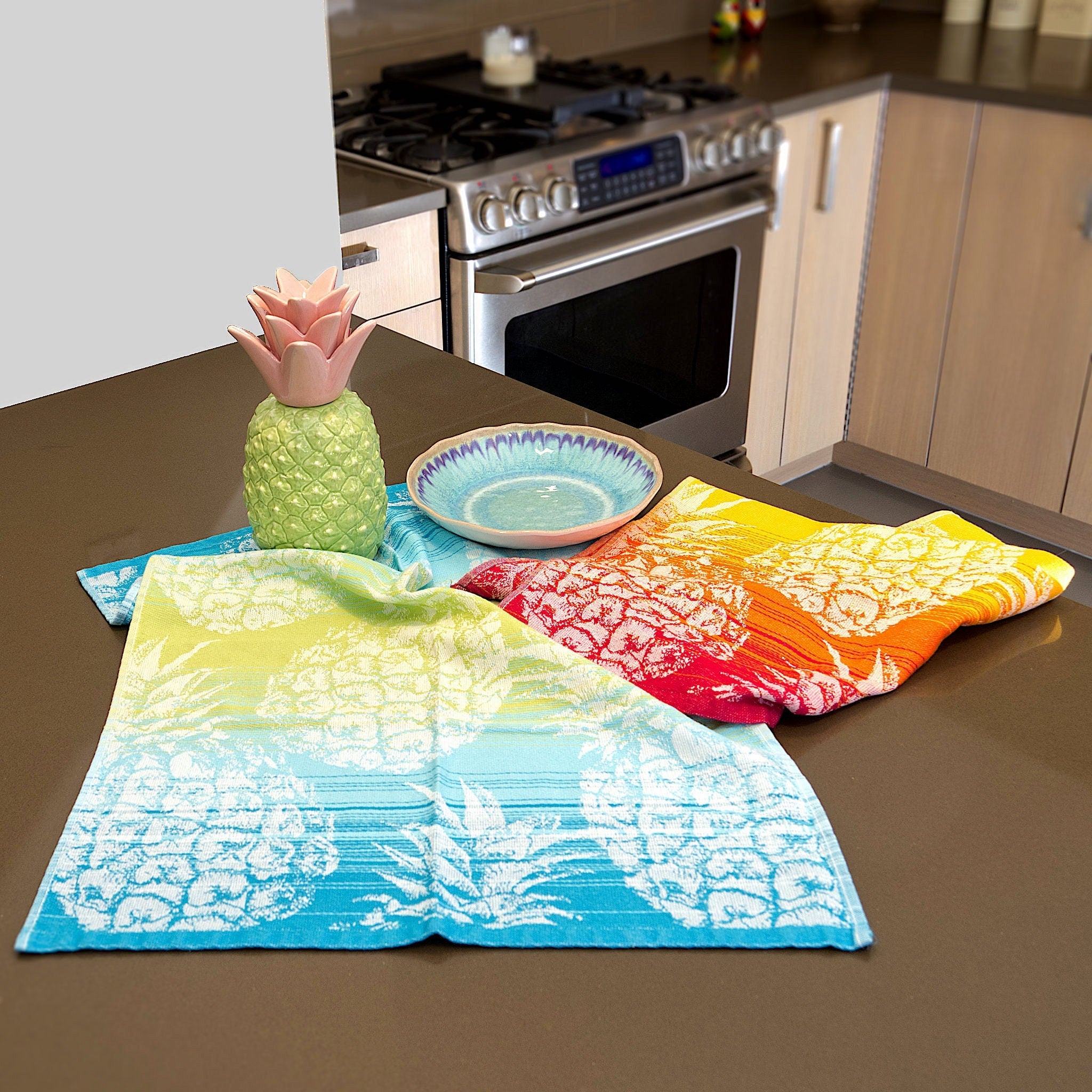 Jacquard Towels: Bath Or Kitchen-Set/2