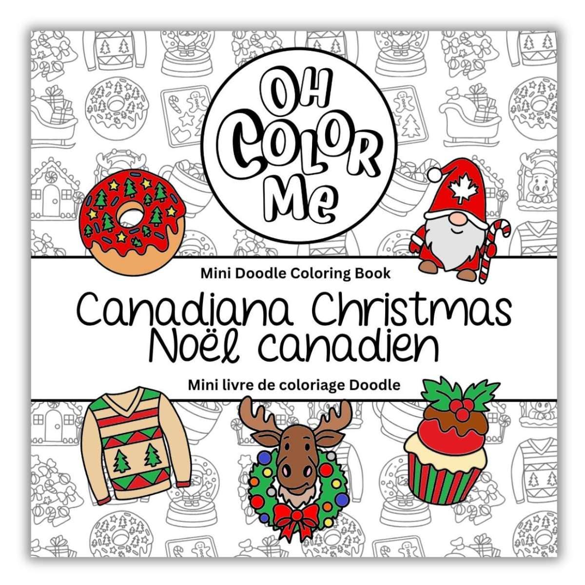 Mini Coloring Book - Canadiana Christmas