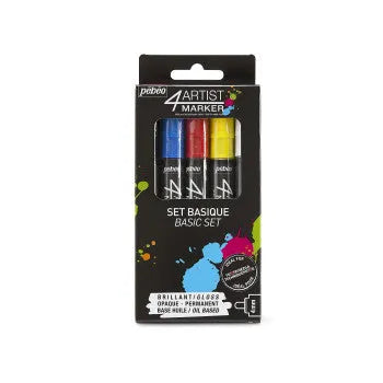 4Artist Marker - Set 5x4mm Basic - Art Noise 4Artist Marker - Set 5x4mm Basic Pebeo Oil Paint art-noise.myshopify.com 4artist-marker-set-5x4mm-basic 4Artist Marker - Set 5x4mm Basic Pebeo Oil Paint art-noise.myshopify.com 4artist-marker-set-5x4mm-basic