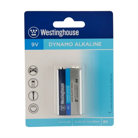 9V Dynamo Alkaline Blister Pack of 1