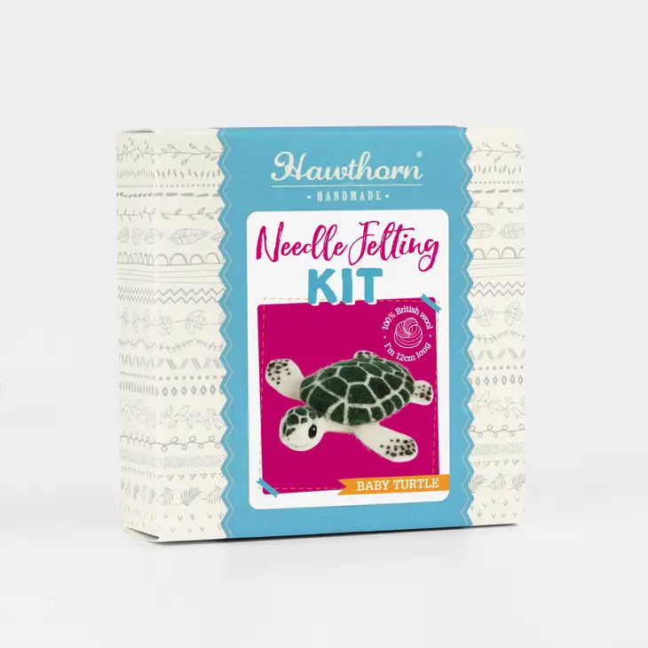 Hawthorn Handmade - Sea Turtle Mini Felting Kit