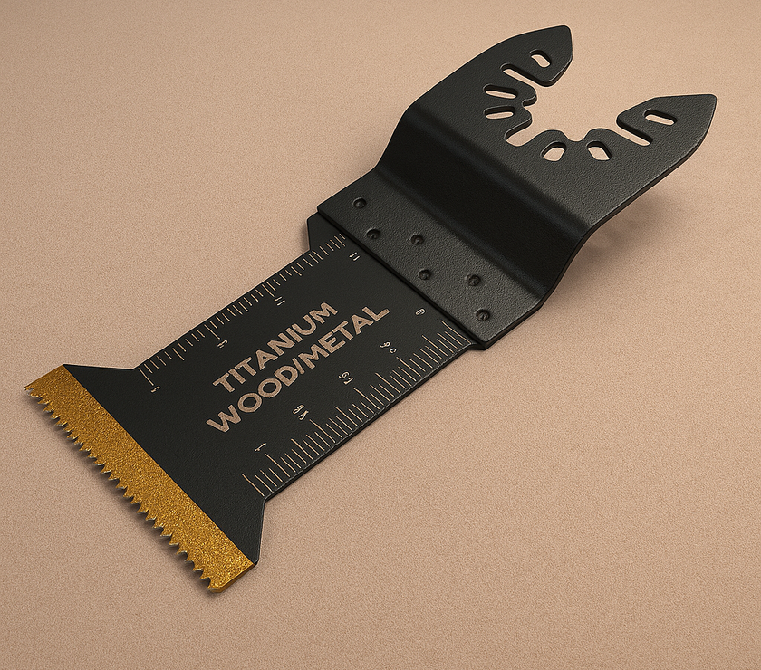 Titanium Curved Oscillating Blade – 55mm Precision Cut | Wood & Metal | Universal Fit