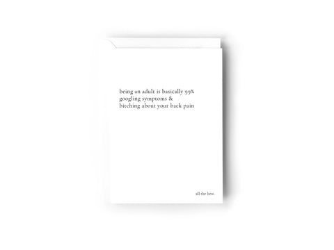 Being an adult is googling card Creativien product_type art-noise.myshopify.com being-an-adult-is-googling-card Being an adult is googling card Creativien  art-noise.myshopify.com being-an-adult-is-googling-card
