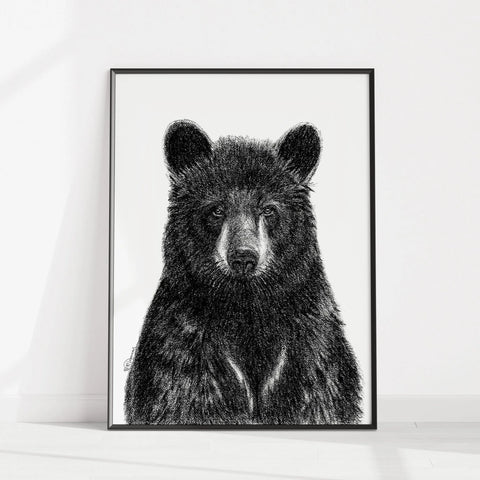 Black Bear Portrait LE NID atelier illustration art-noise.myshopify.com black-bear-portrait Black Bear Portrait LE NID atelier illustration art-noise.myshopify.com black-bear-portrait