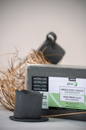 GEDEO - 1.5 kg Black Non-Firing Clay - Art Noise GEDEO - 1.5 kg Black Non-Firing Clay Pebeo Air Dry Clay art-noise.myshopify.com gedeo-1-5-kg-black-non-firing-clay