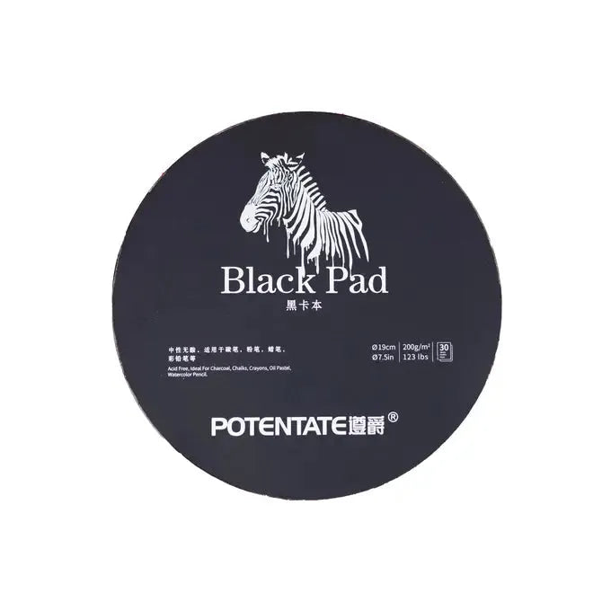 Potentate Circular Black Paper Pad - Art Noise Potentate Circular Black Paper Pad Potentate product_type art-noise.myshopify.com potentate-circular-black-paper-pad Potentate Circular Black Paper Pad Potentate  art-noise.myshopify.com potentate-circular-black-paper-pad