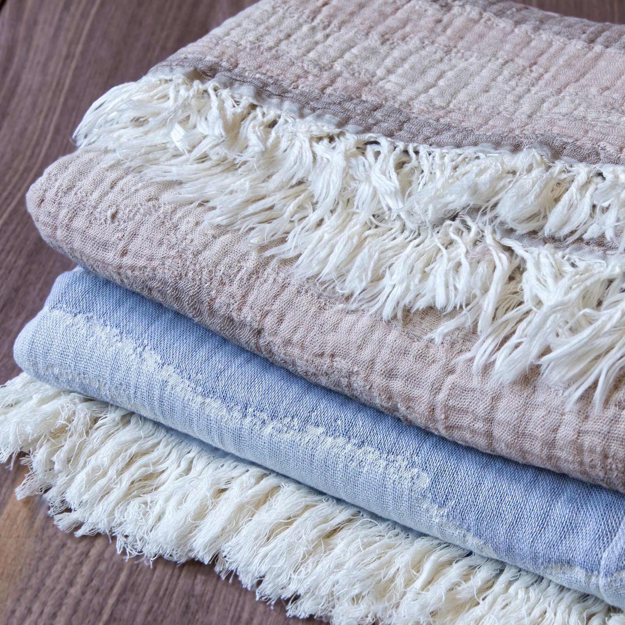 Waves: Wearable Throw 2 Colors