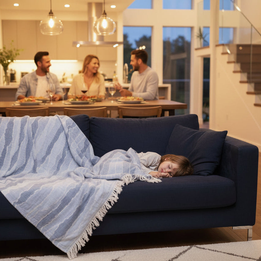 Waves: Wearable Throw 2 Colors