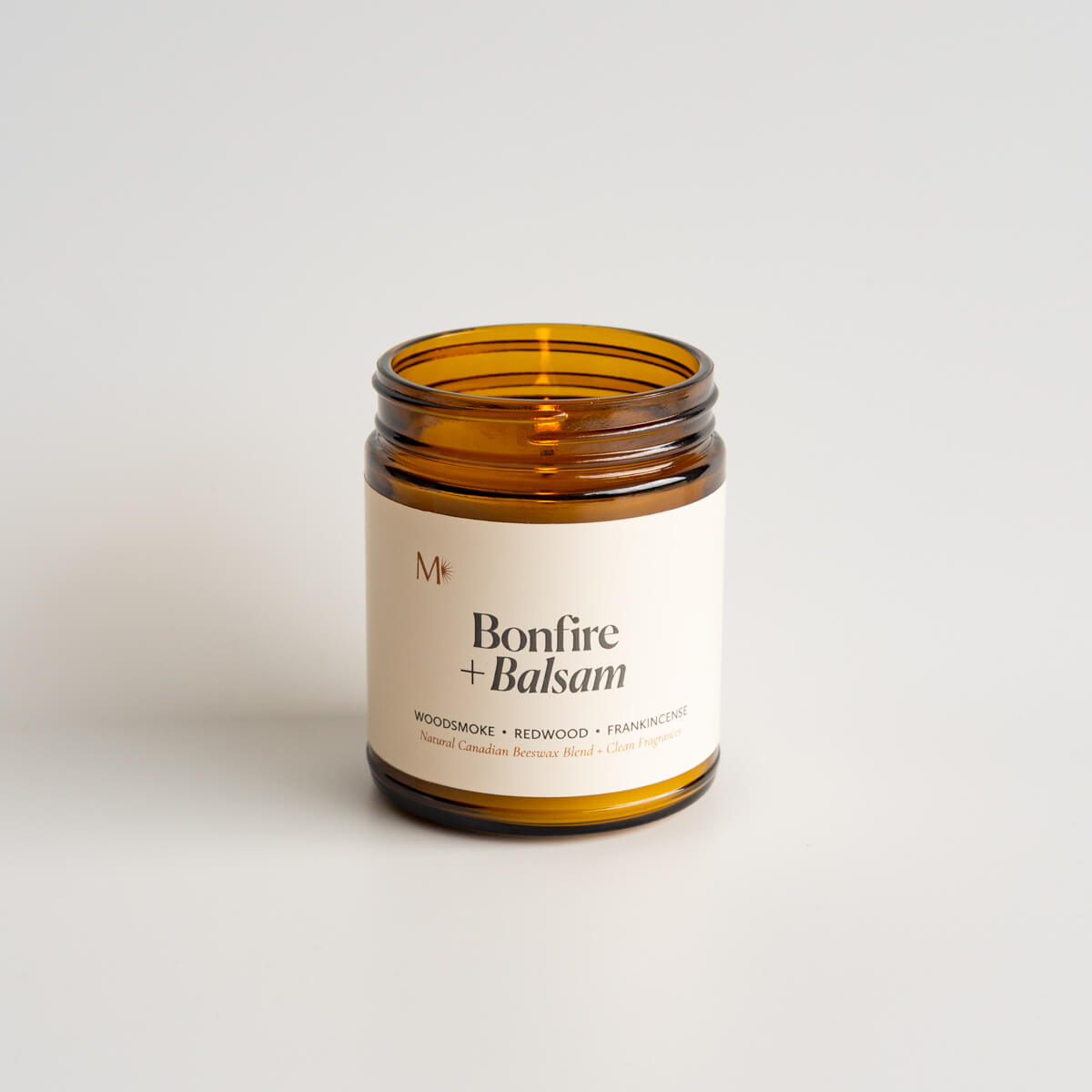 Bonfire + Balsam Candle Jar