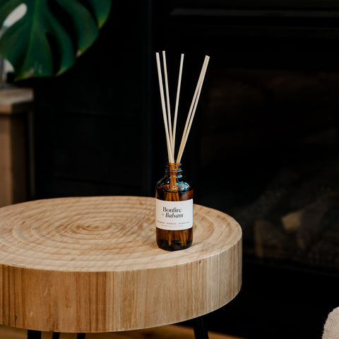 Bonfire + Balsam Reed Diffuser Misiyo Candle Co Reed Diffusers art-noise.myshopify.com bonfire-balsam-reed-diffuser