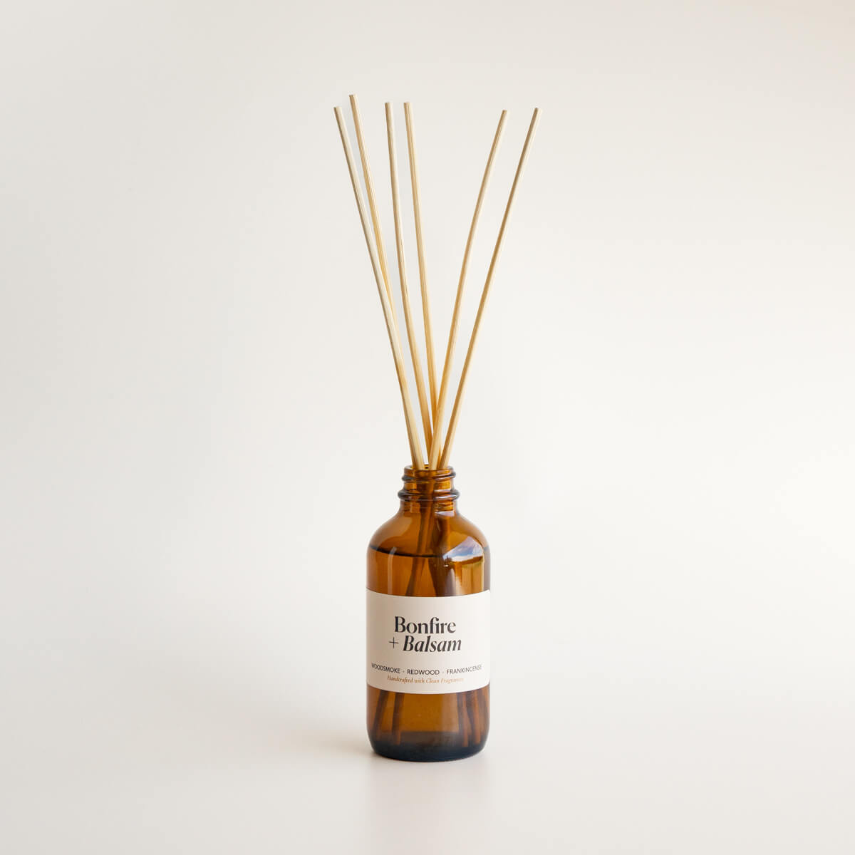 Bonfire + Balsam Reed Diffuser Misiyo Candle Co Reed Diffusers art-noise.myshopify.com bonfire-balsam-reed-diffuser