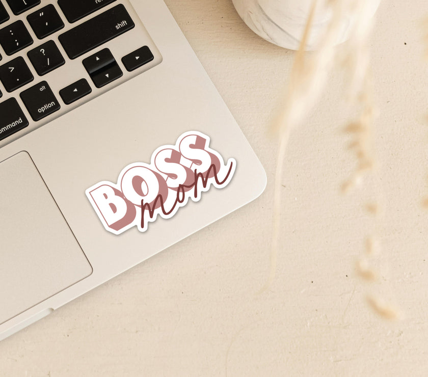 BOSS mom Vinyl Sticker