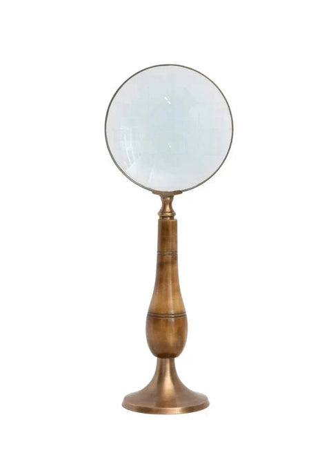 Brass & Bone Magnifying Glass