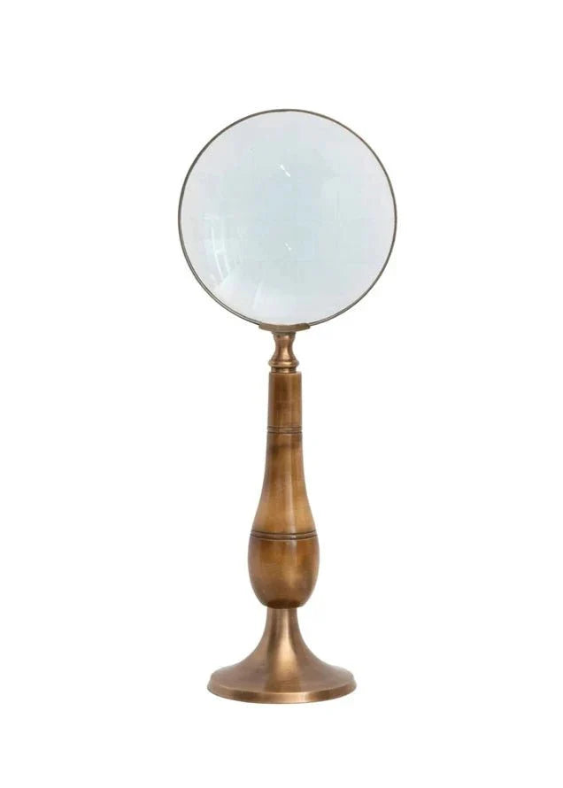 Brass & Bone Magnifying Glass